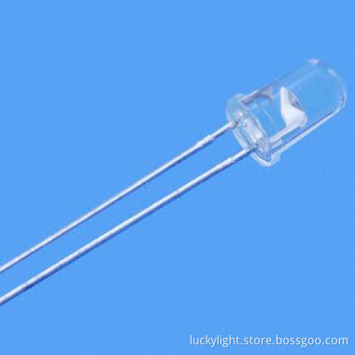 5mm LED lamps with water clear, 30 degrees, super bright, RoHS compliant